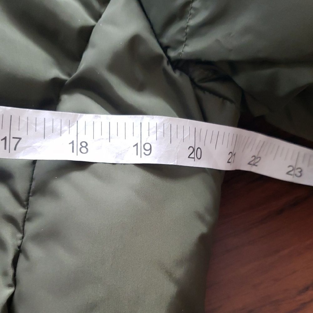 Moncler Womens Khaki Green Down Puffer Jacket Size 3 NEW Designer Quiet Luxury - Picture 10 of 12